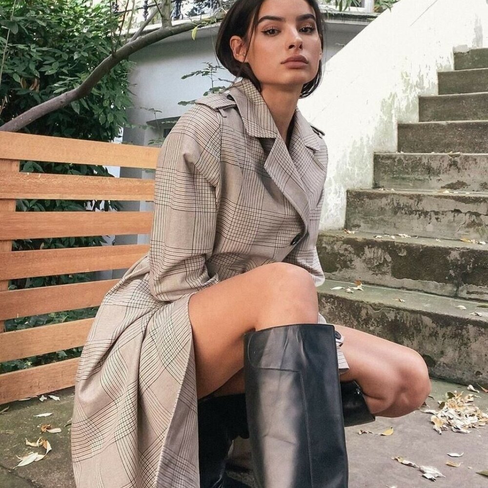 All Saints XS Chiara Trench Coat